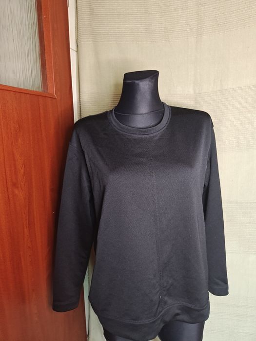 Bluzka na długi rękaw czarna, otwarte plecy ZARA