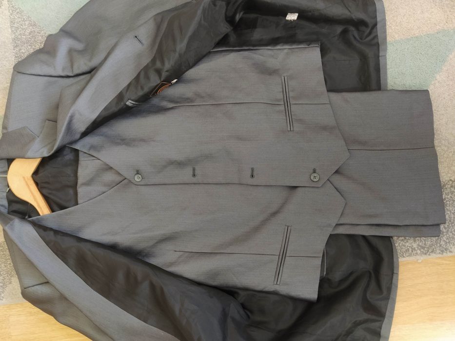 Garnitur męski nowy na 182cm 3 częściowy