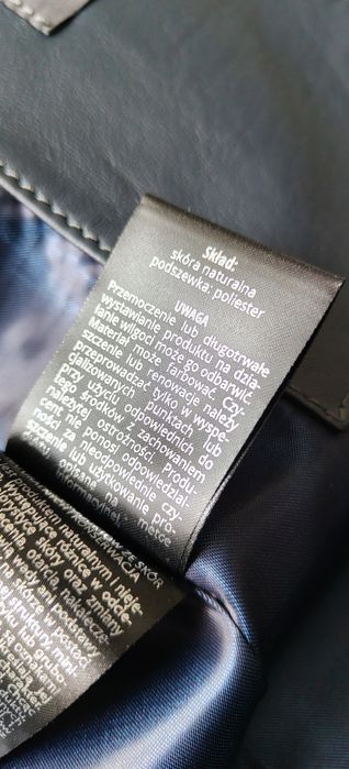 Marynarka skórzana rozmiar s