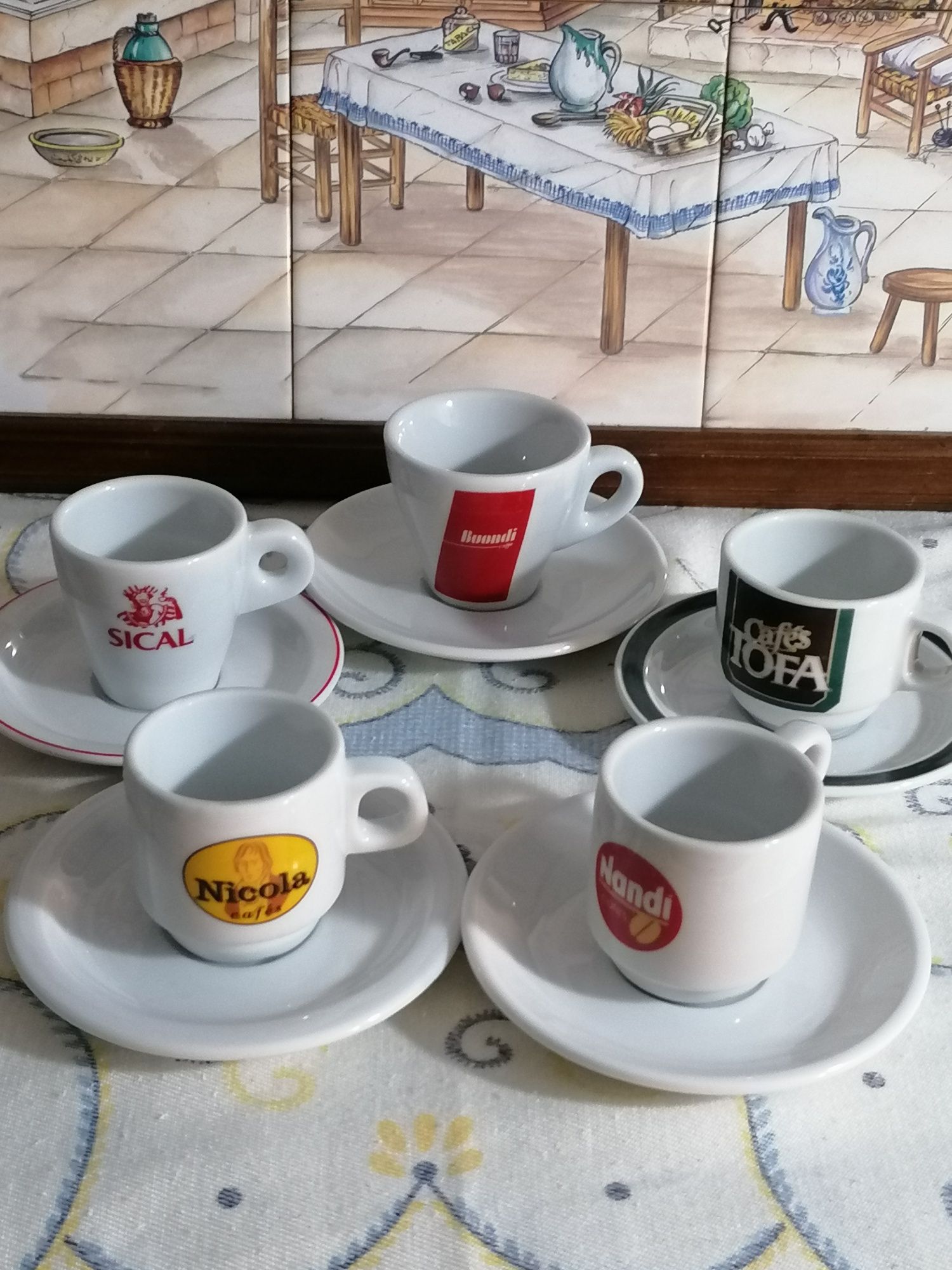 Lote Chávenas cafe Multimarcas 1€Cada