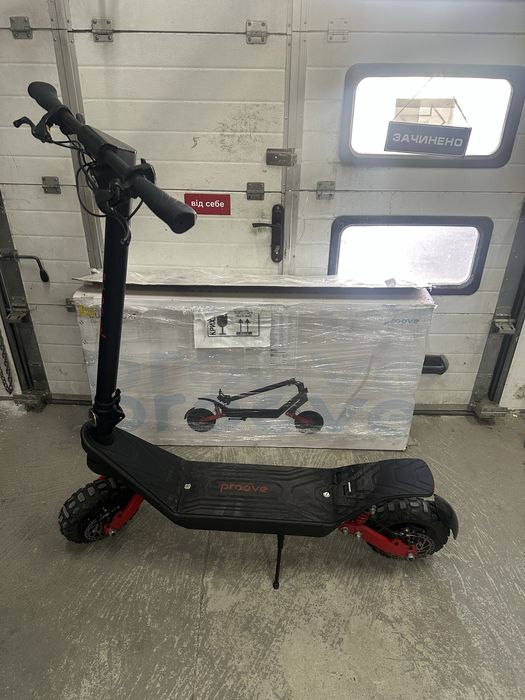 Електросамокат PROOVE Dual Sport App Black/Red 2025 р.