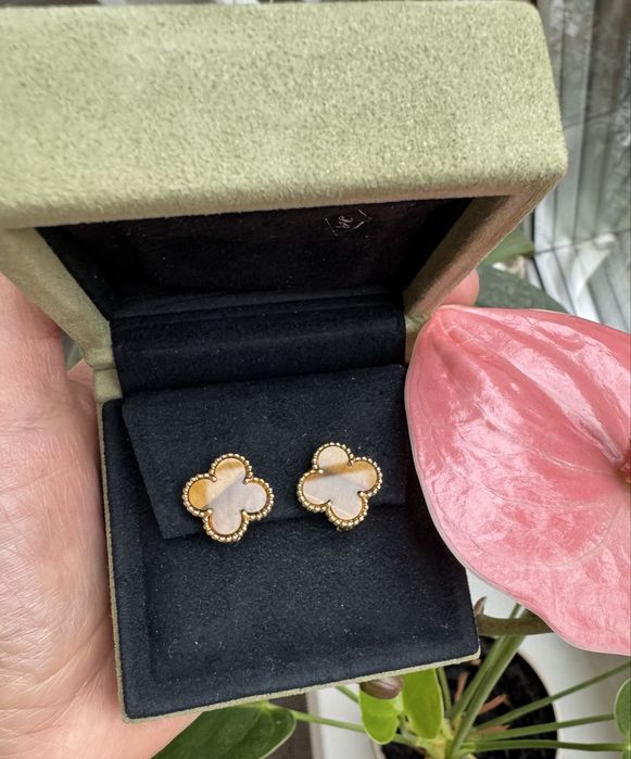 Серьги Van cleef & Aprels( оригинал, документы)
