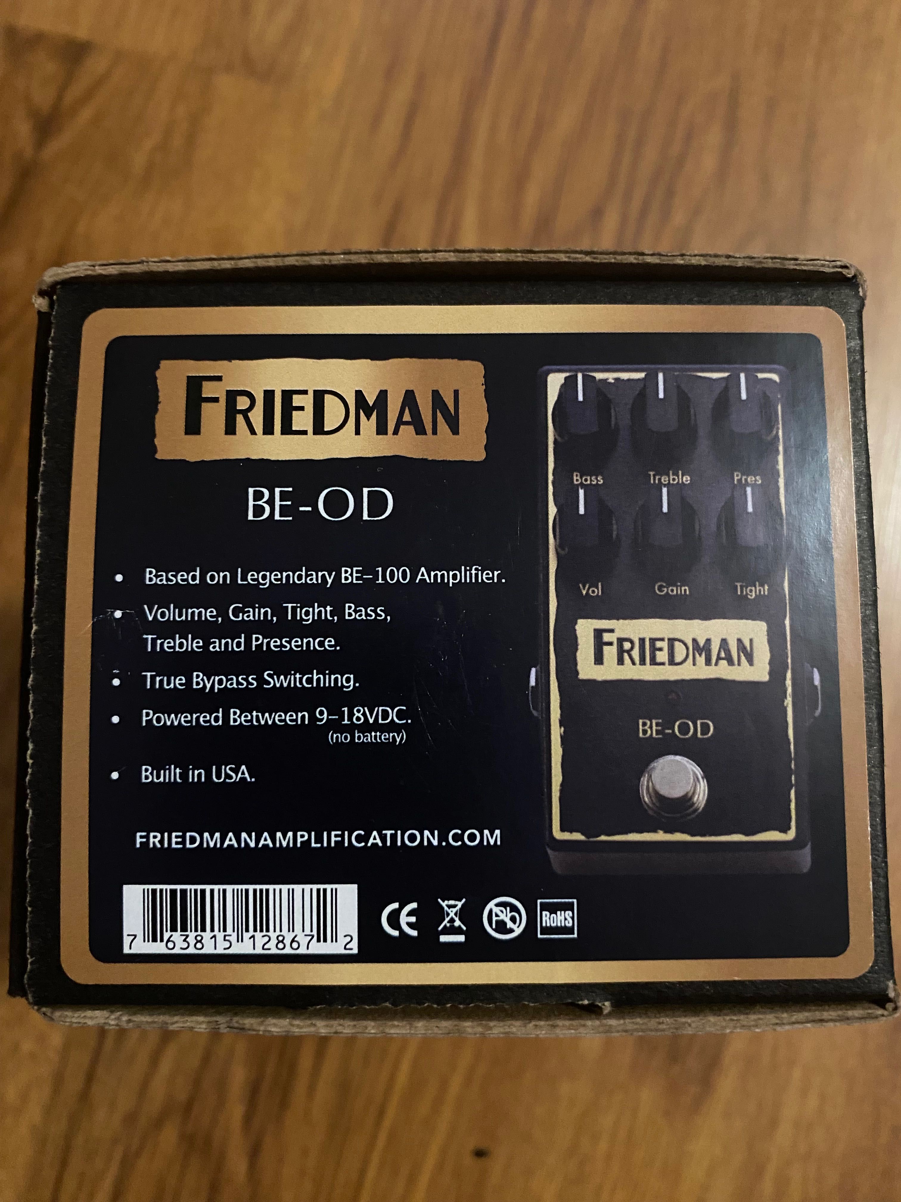 Friedman BE-OD efekt gitarowy