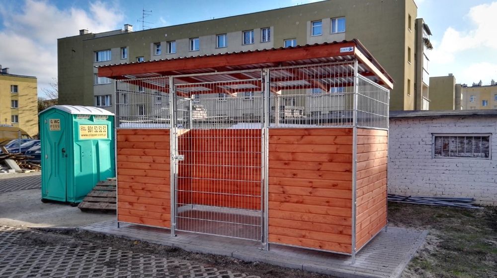 Wiata Śmietnikowa 3X2 . MONTAŻ GRATIS