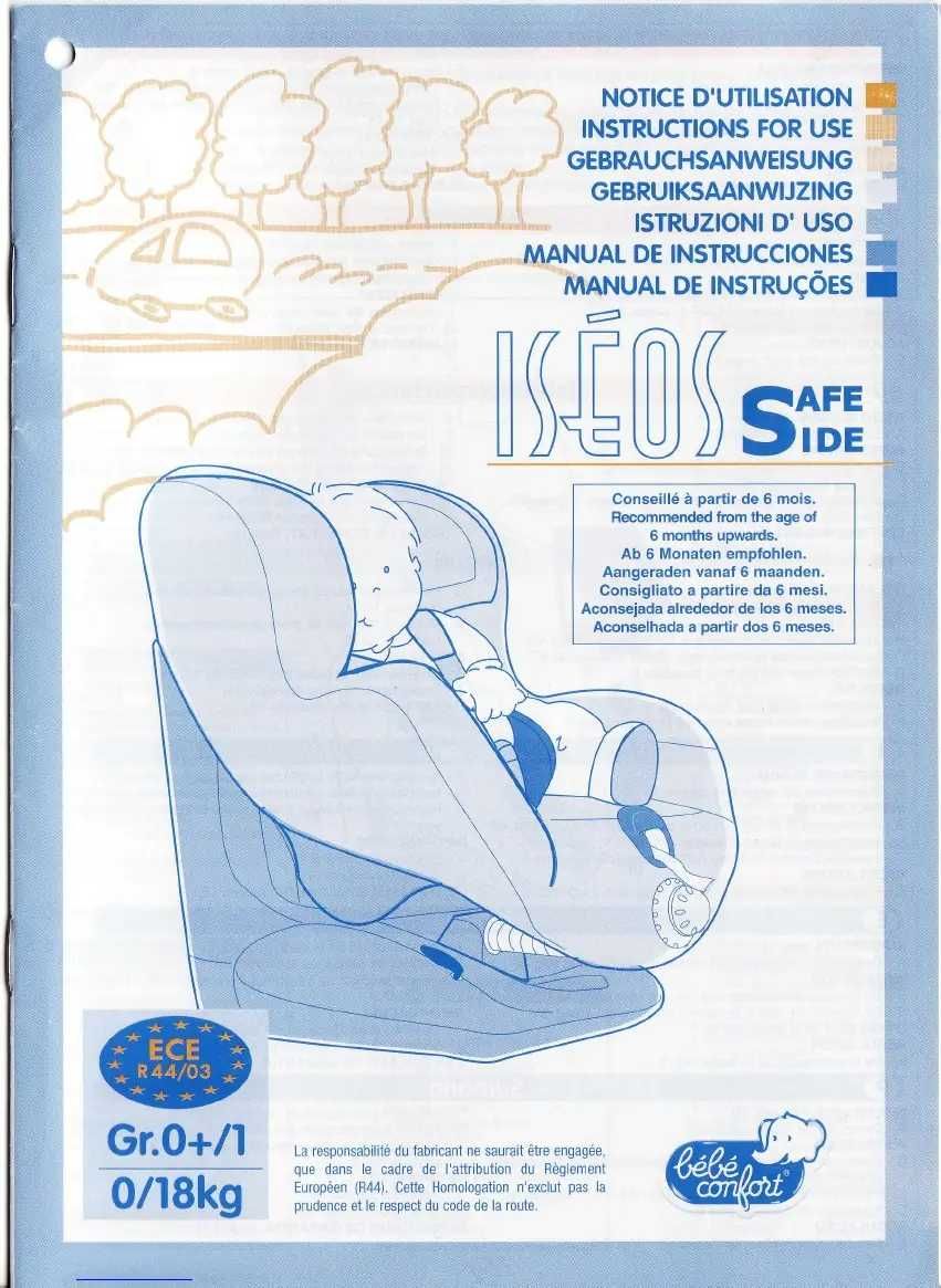 BEBE CONFORT Iseos Safe Side GR 0+/1 0-18kg.