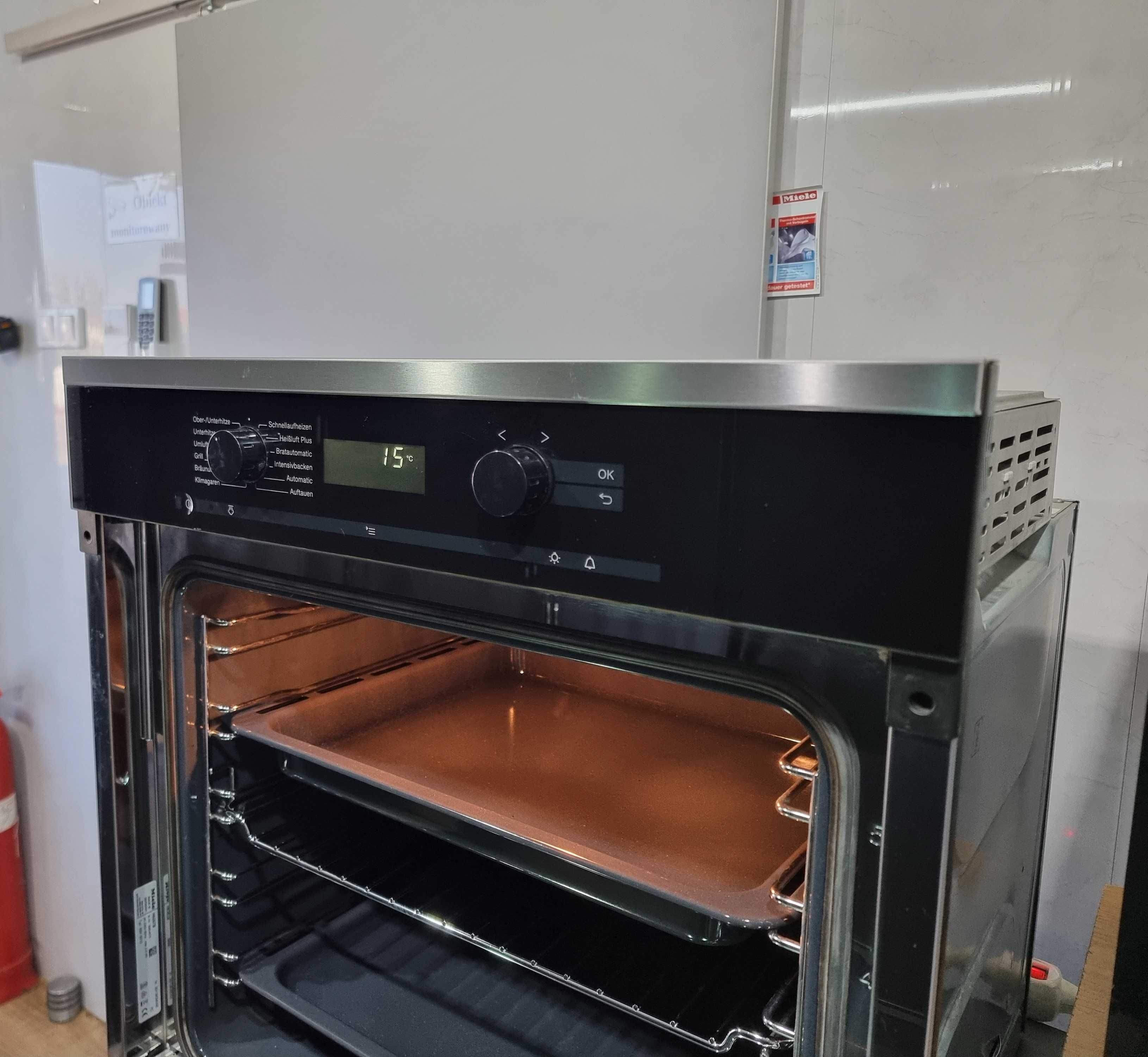 Piekarnik Miele H 6267 B para, prog auto., 76l, EasyControl, 30–300 °C