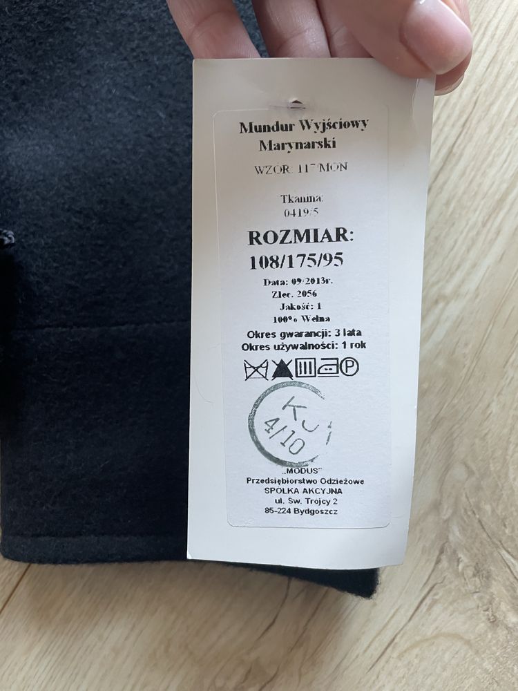 Mundur wyjściowy Marynarski wz 117