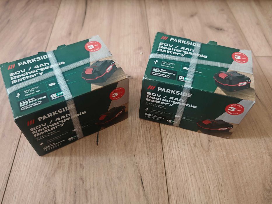 Zestaw 2 akumulatorów Parkside 20V 4Ah X20V Team