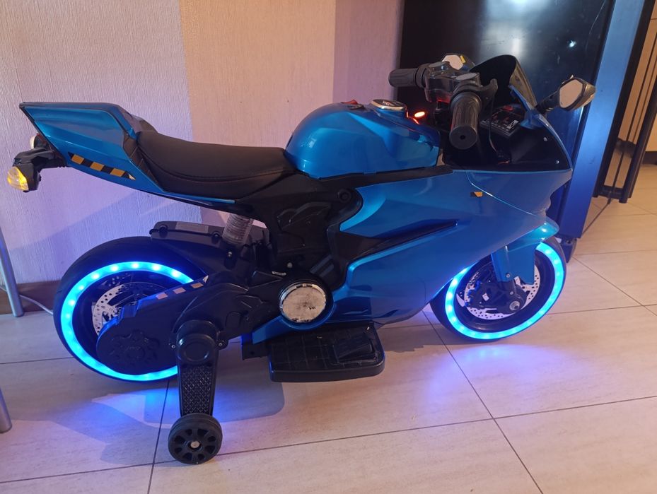 Дитячий мотоцикл Bambi M 4104ELS-4 електромотоцикл дитячий