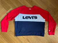 Levi’s Levis L oversize bluza w pasy w paski czerwona biała granatowa