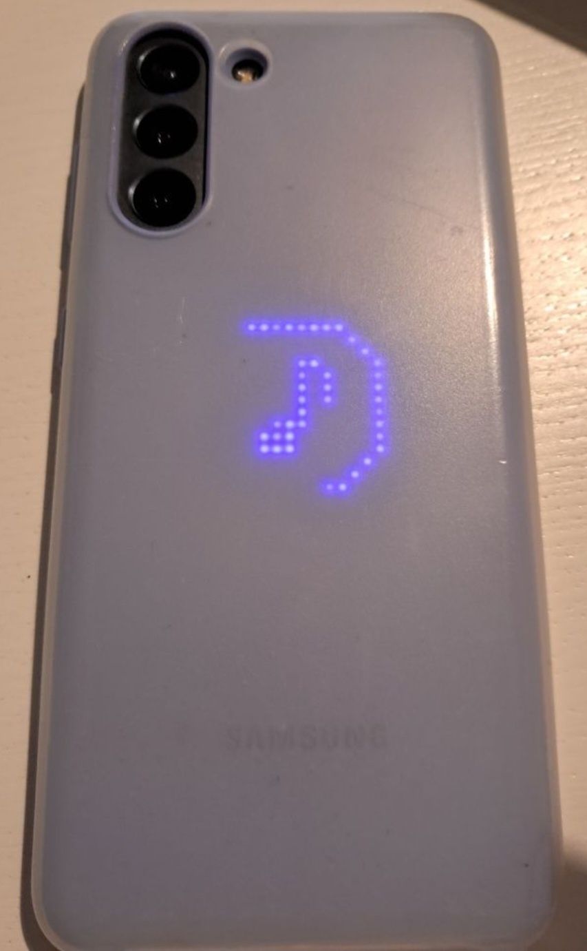 Etui, plecki, case LED na Samsung S21 5G firmy SAMSUNG