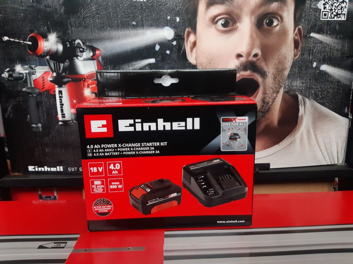 Аккумулятор + зарядное Einhell 18V 4,0Аh Starter-Kit !ЦІНА ДОГОВІРНА!