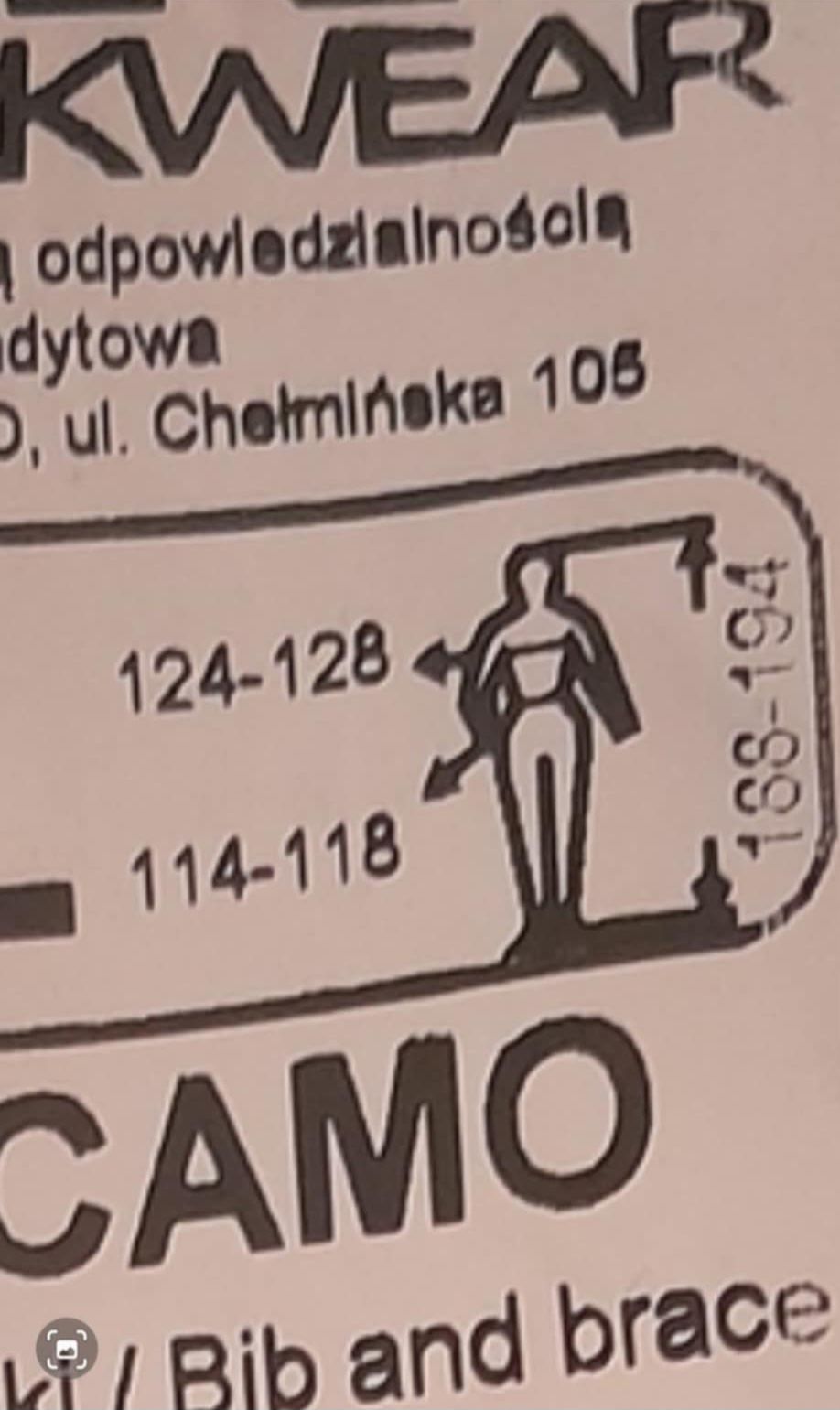 Spodnie robocze "ogrodniczki"