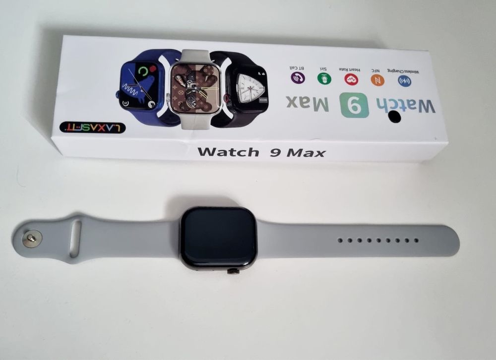 Smartwatch 9 MAX szary