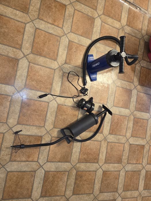 Pompki do materacy  pontonów kajaków desek sup ręczne tribord elektryc