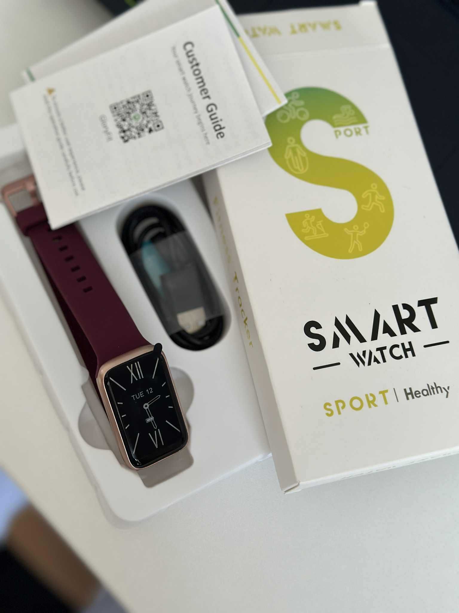 zegarek fitness z krokomierzem, wyświetlacz HD 1,47" smartwatch