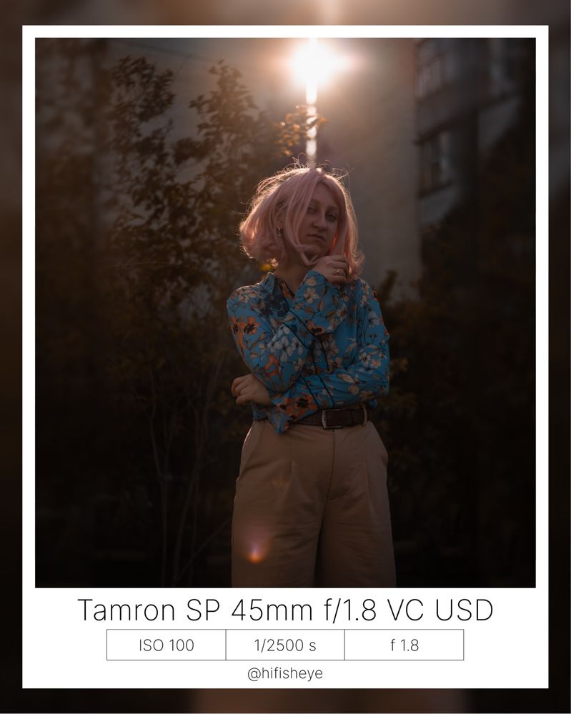 Tamron SP 45mm f/1.8 VC USD для Nikon F
