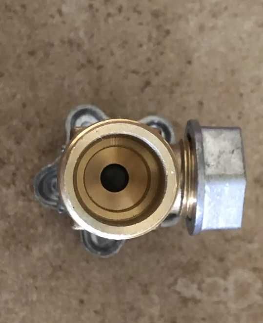 Вентиль пропановый ЛАТУНЬ ВБ-2