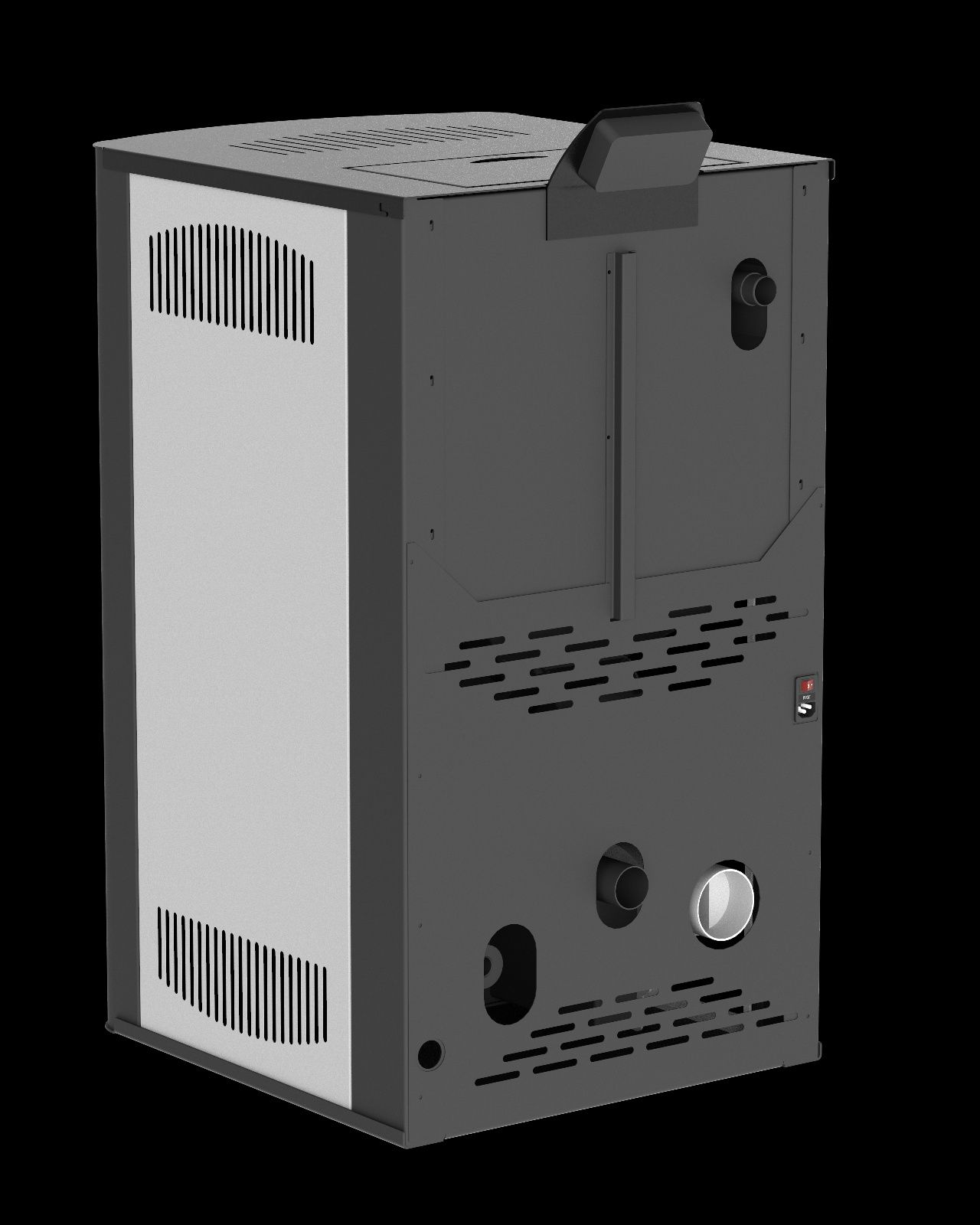 Piec na pellet z płaszczem wodnym 13 kw