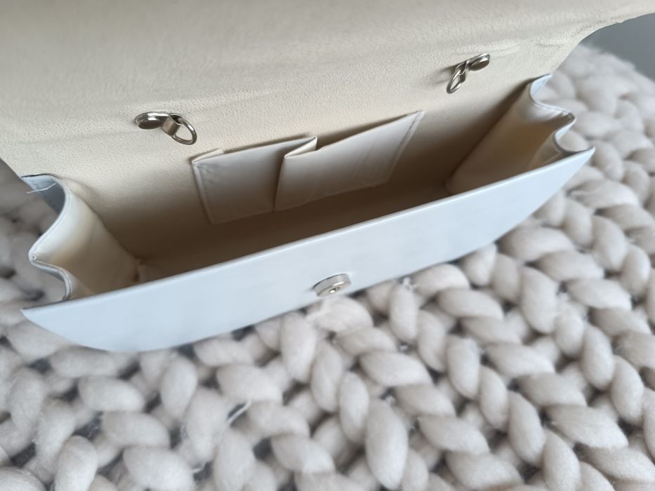 Torebka kopertówka szara