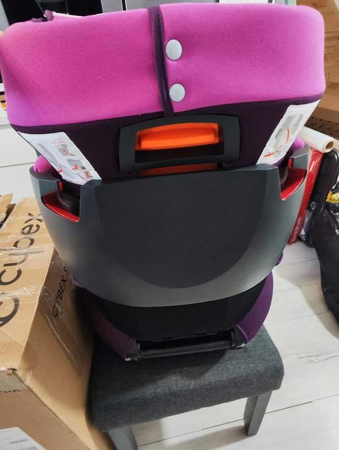 Fotelik CYBEX Silver Solution X2-fix 15-36 Kg Purple Rain