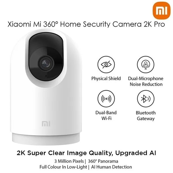 Міжнародна версія 2K Pro Xiaomi Mi 360° Home Security Camera MJSXJ06CM