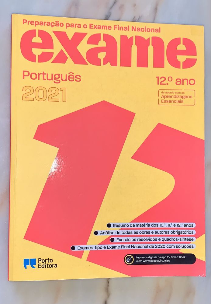 Livro de Preparação para o Exame Nacional - Português