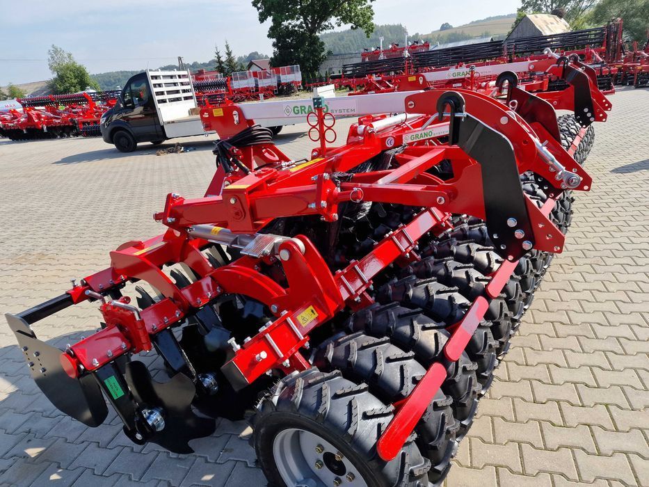 Brona talerzowa SHOP 3 m GRANO SYSTEM wał oponowy 2,5 m 2,7 m OD RĘKI