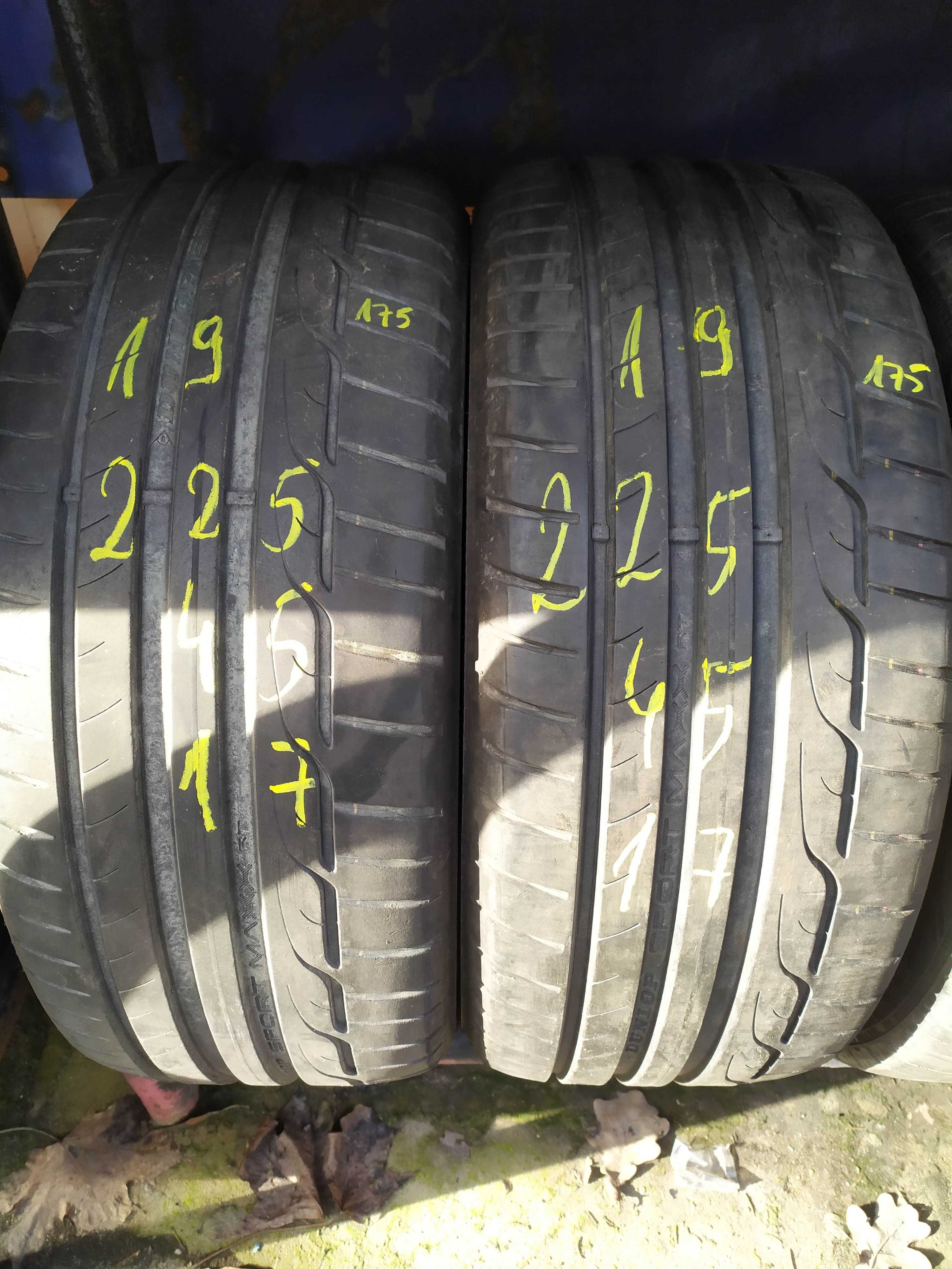 Opony letnie Dunlop 225/45 R17 DOT2019 2szt