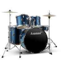 Asanasi Q900-Blue perkusja - zestaw perkusyjny z talerzami