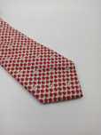 Charles Tyrwhitt czerwony jedwabny krawat w jabłka