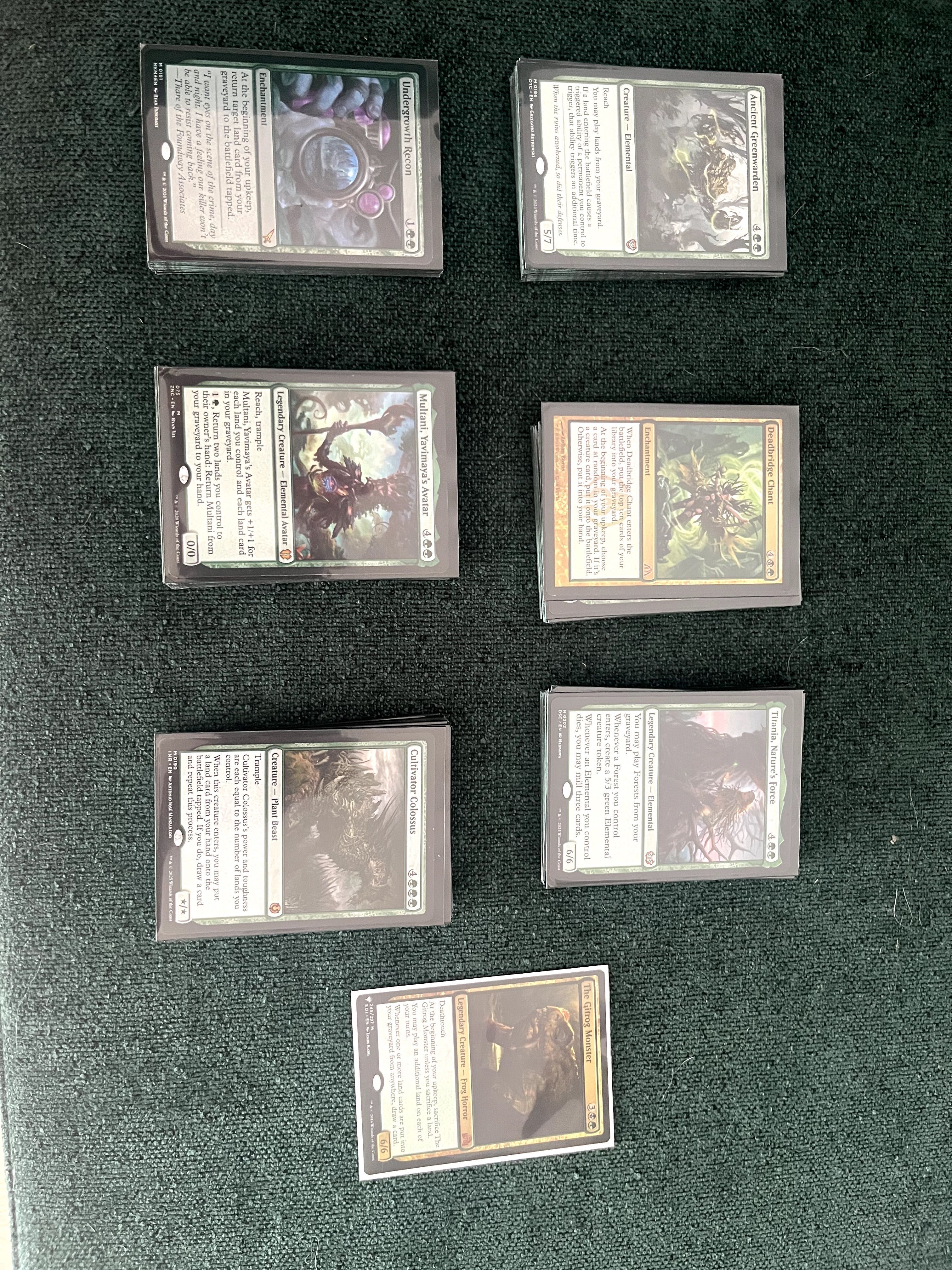 Magic The Gathering Commander Deck / Landfall The Gitrog Monster