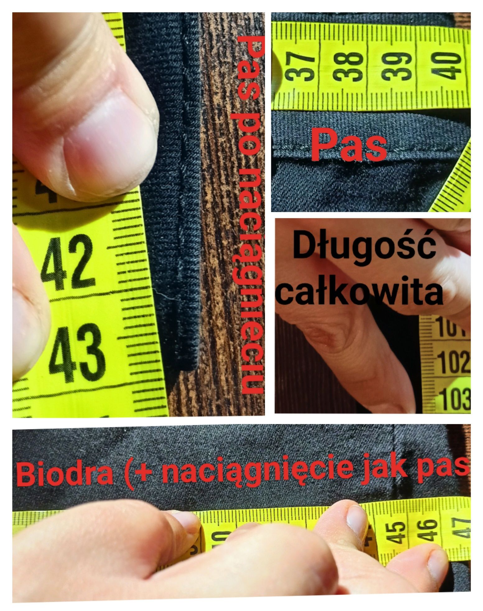 Czarne materiałowe Spodnie skinny New Yorker L (40)
