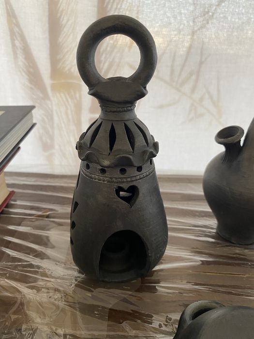 Peças  de louça preta / Olaria de Barro Negro