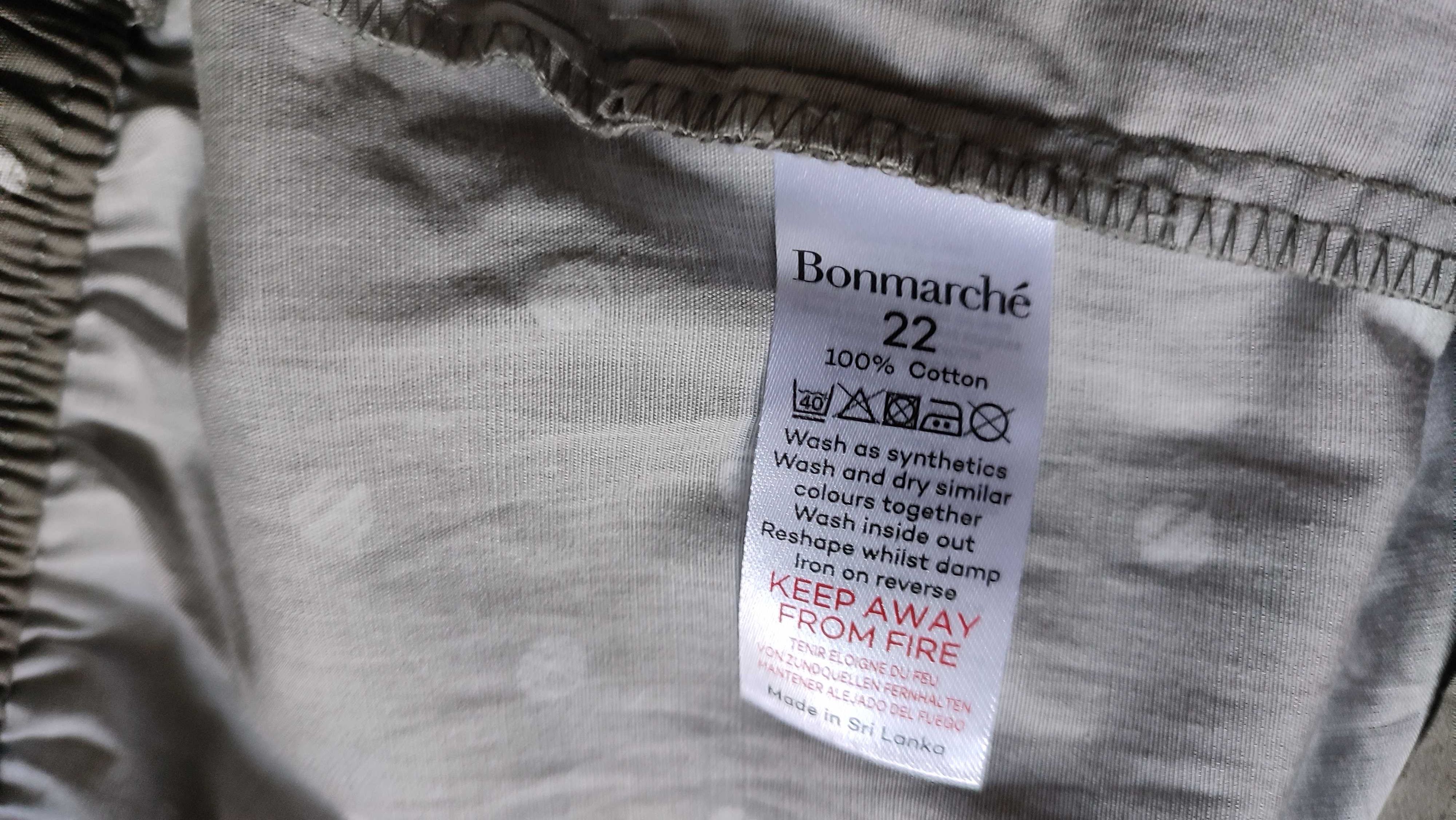 Spodenki damskie rybaczki plus size bawełniane rozmiar 22