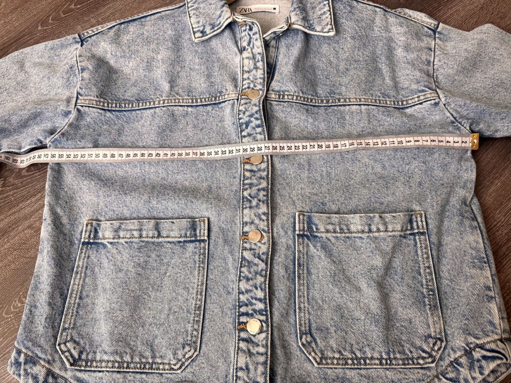 Джинсова куртка Zara. Розмір xs