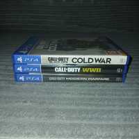 3 części Call of Duty PlayStation4