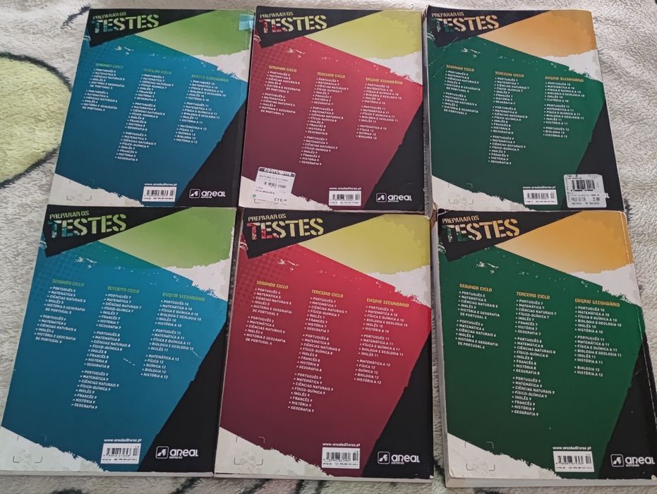 Preparar os testes biologia, matemática, física química 10 e 11