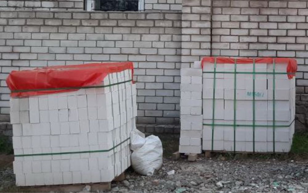 Кирпич белый новый