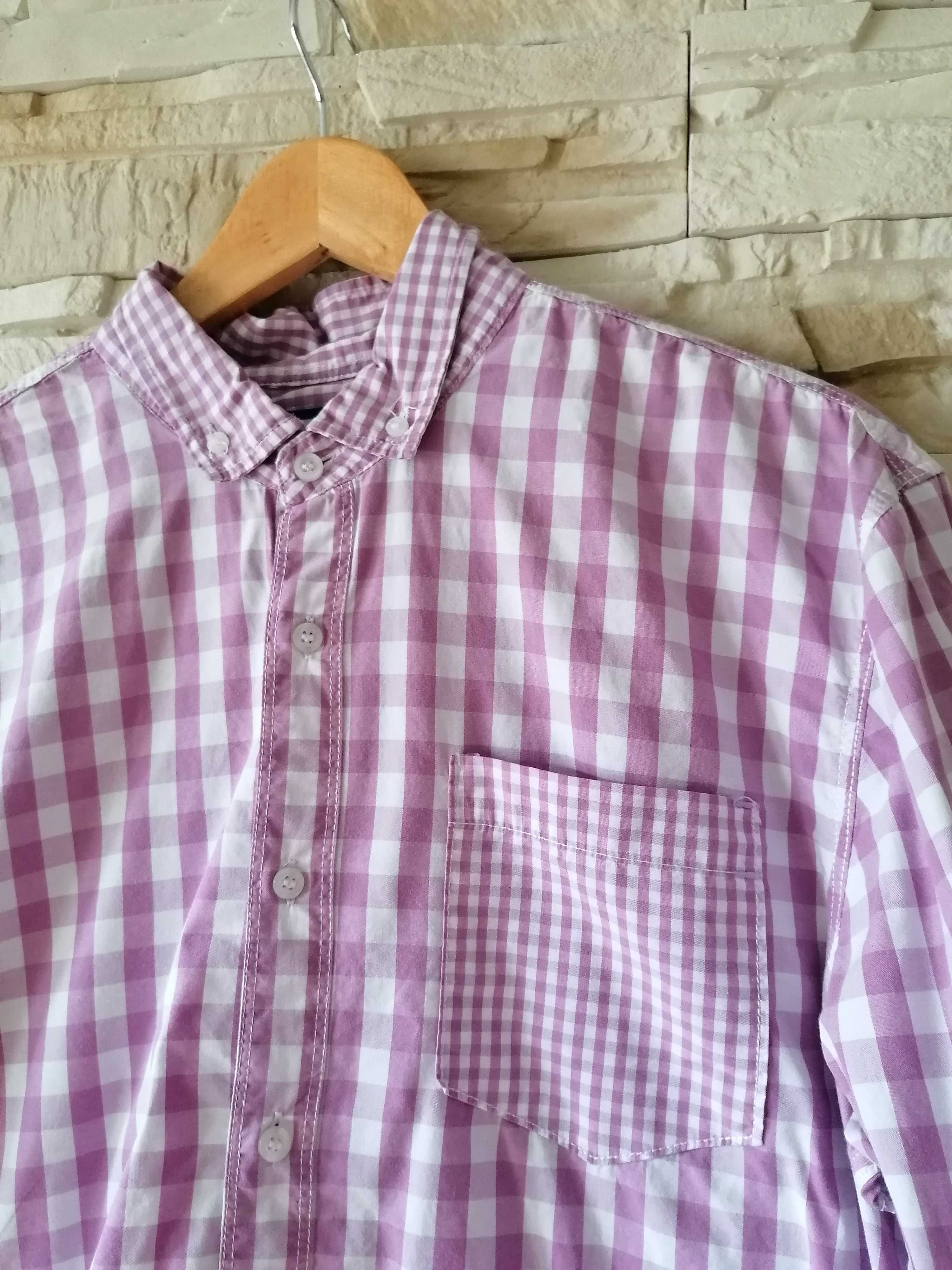 koszula w kratę slim fit, RESERVED, rozmiar XL