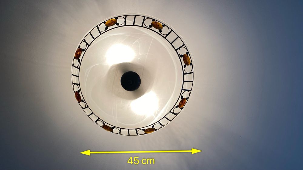 Lampy stojące nocne i wisząca komplet