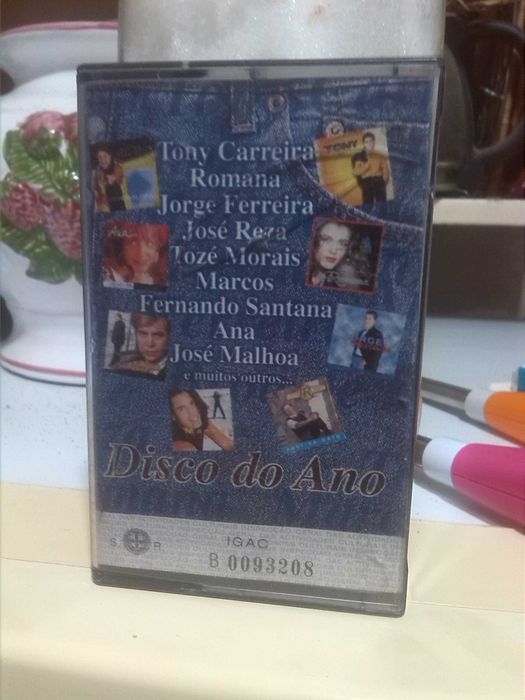 k7 musica varios artistas disco do ano- portes grátis