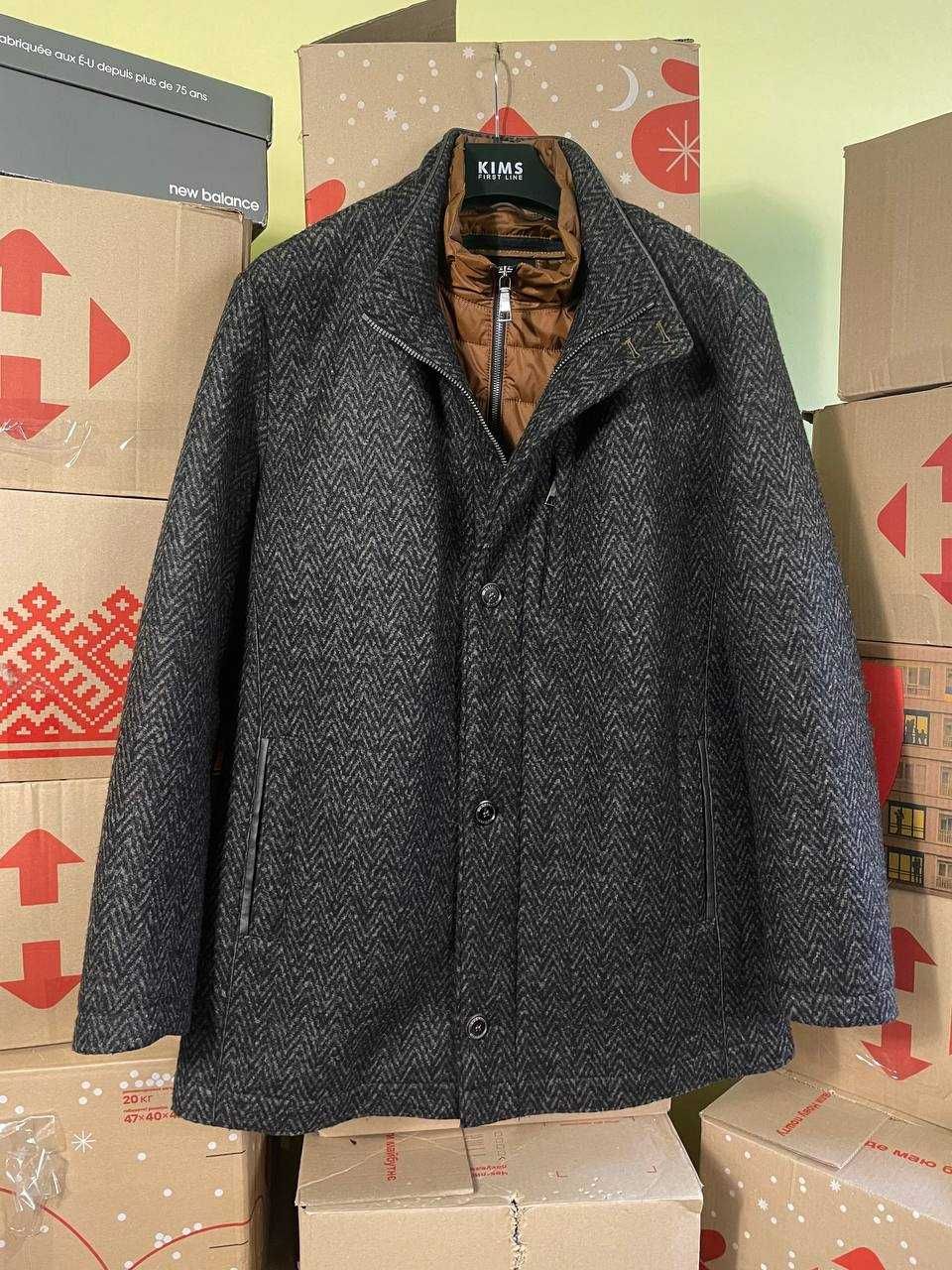 Чоловіче пальто куртка з підкладкою bugatti casual jacket 64424