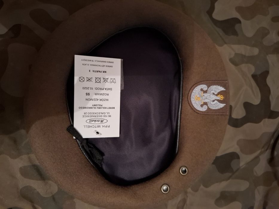 Beret Oliwkowy WOT MON WP.