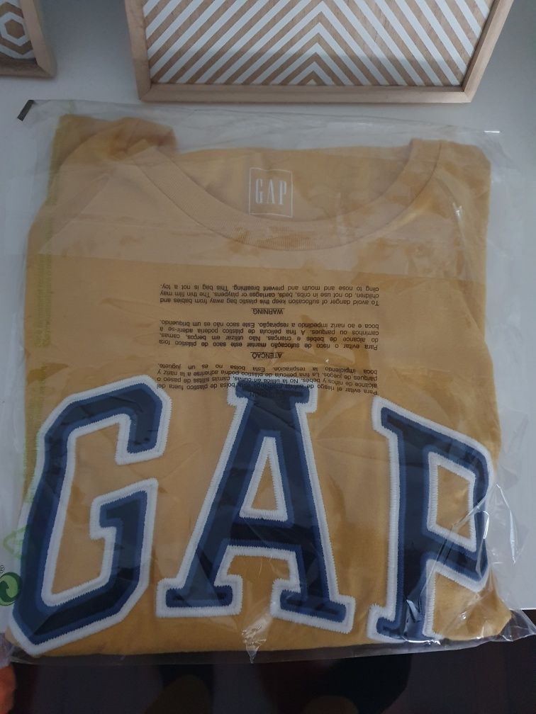 T-shirt marca GAP tamanho M (nova, embalada)