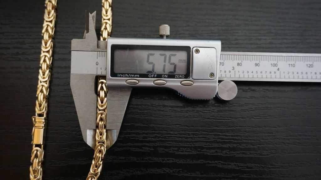 Złoty Łańcuszek - Królewski Łańcuch 125 Gram - Piękny blask