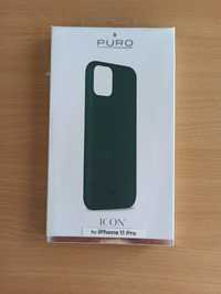Etui case do iPhone 11 Pro Puro Icon kolor ciemna (butelkowa) zieleń