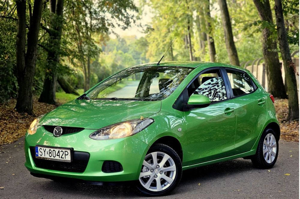 Mazda 2 1 Właściciel , Bezwypadkowa , Benzyna 1.3 , 5drzwi , Klimatyzacja