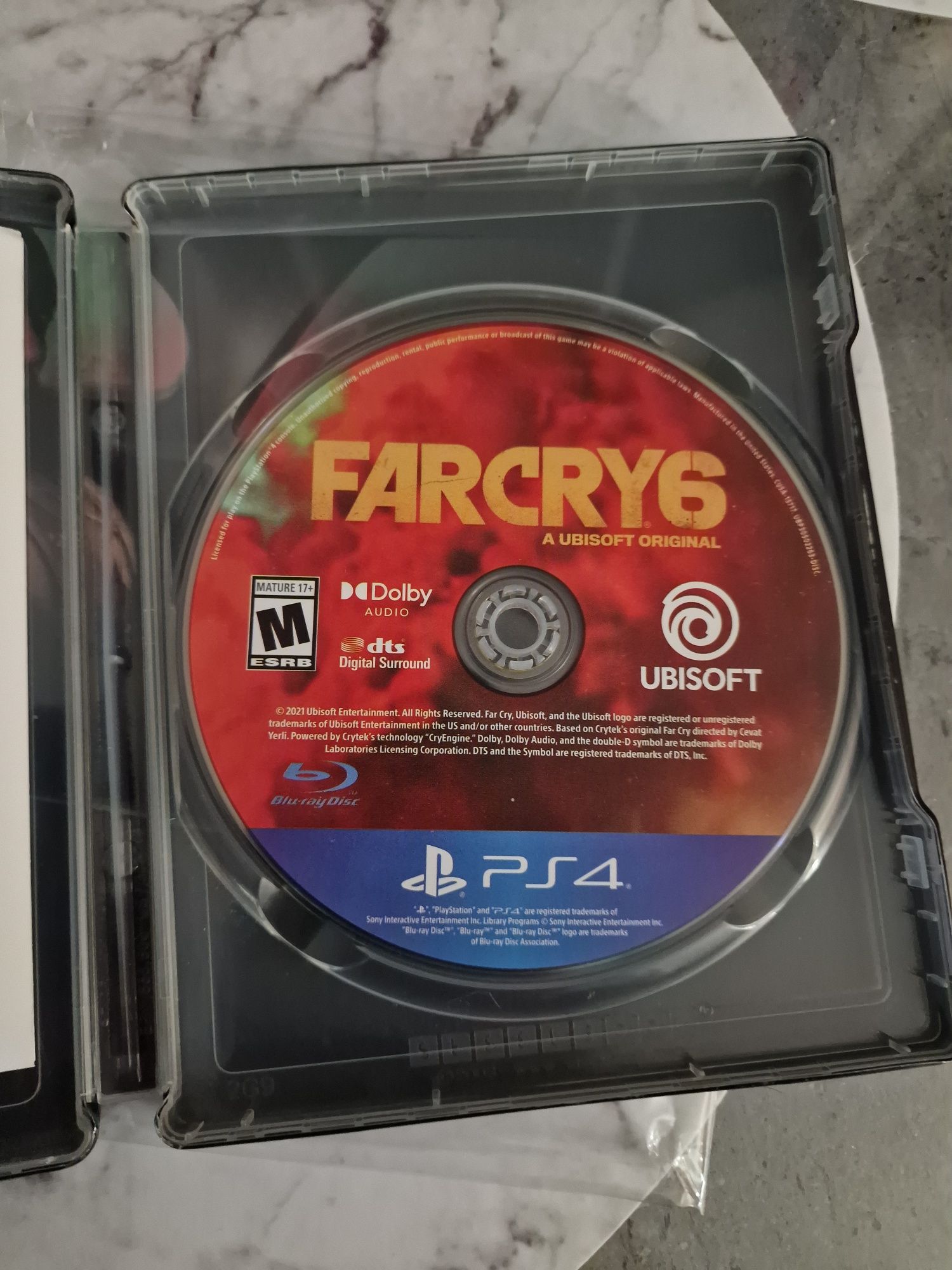 Far Cry 6 Gold Edition steelbook ps4/ps5