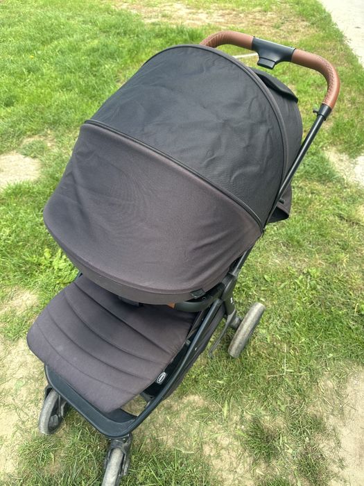 Wózek spacerowy spacerówka 4baby stinger zwinna czarna